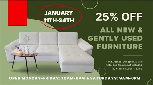 Habitat For Humanity of Broward Restore TV Spot, 'Big Savings: 25% Off All Furniture'