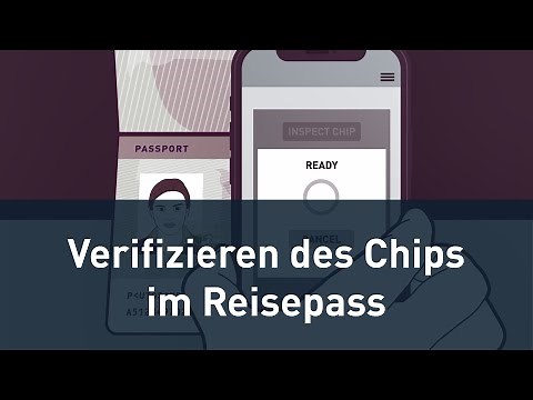 Verifizieren des Chips im Reisepass