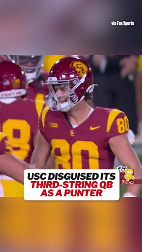 USC Football Jersey #80: Honor for the Punter