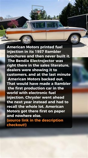 Rambler Printed Fuel Injection in Its Brochures and Never Built It #shorts #car #automobile