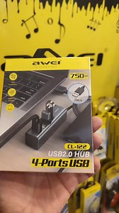 USB Hub 2.0 usb hub 4 port Original Bnew With Warranty Awei CL-122 Model | Mickey & Missy's Store