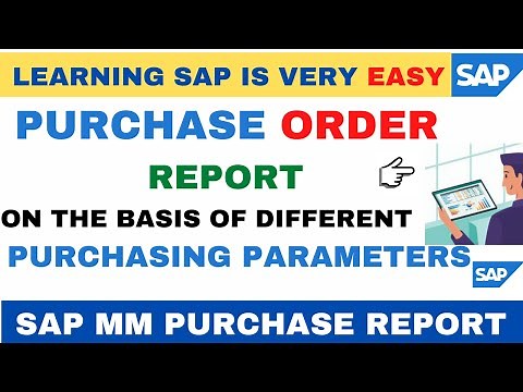 ME2N PURCHASE ORDER REPORT ON VARIOUS CRITERIA IN SAP MM II PO LIST BY VENDOR, ACCOUNT ASSIGNMENT II