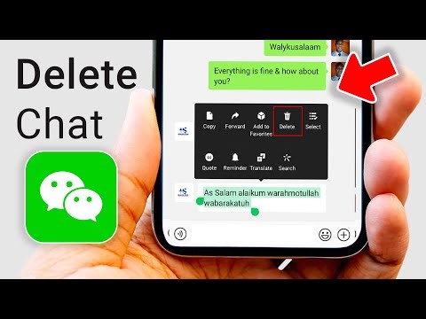 How to Delete Message in WeChat