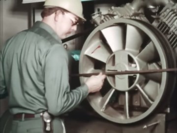 a/v geeks 16mm films: v-belt maintenance: proper care, installation, & tensioning (1979)