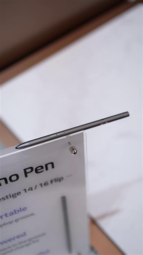 CES is wrapped, but innovation doesn’t stop here. One of the standout highlights was the MSI Nano Pen, bundled with the Prestige Flip Series—the first stylus to support Copilot press-to-talk. Designed for true mobility, it docks neatly into the laptop for secure storage and fast charging—just 15 seconds for up to 45 minutes of use, with a full charge in 30 seconds. With a simple press of both buttons, voice input for Copilot is instantly activated, enabling more natural, on-the-go interactions. 