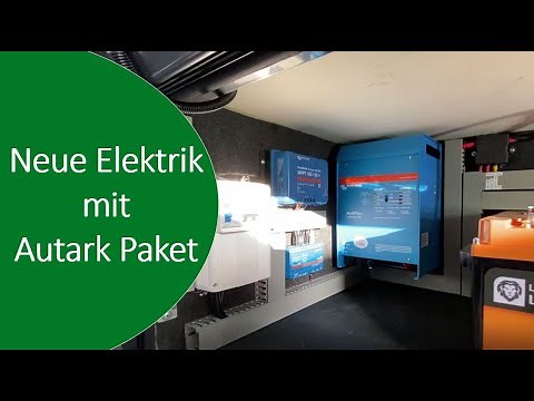 Neue Elektrik im Niesmann Bischoff Clou Liner Autark Paket mit 400Ah Liontron Lithium Victron Energy