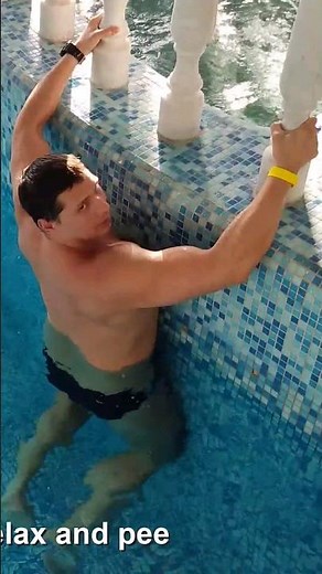 How to pee in the pool