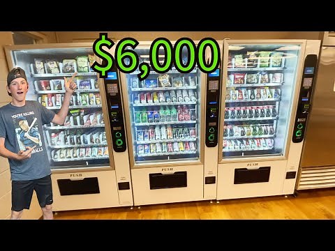 I tried the vending machine side hustle | $6,000 PER MONTH 🤑