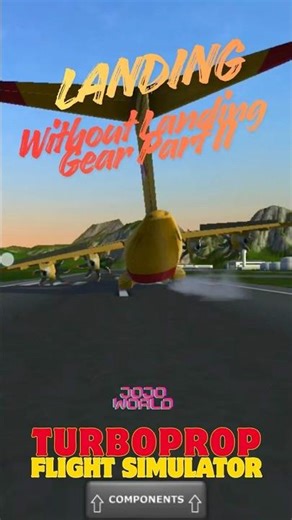 TFS : LANDING WITHOUT LANDING GEAR PART II #turbopropflightsimulator #fsx #flightsimulator