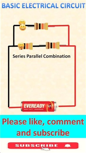 Basic Electrical Circuits, Series Circuit, Parallel Circuit, Open Circuit & Short Circuit #shorts
