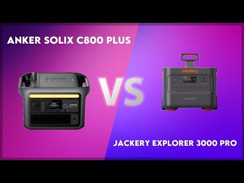 Anker Solix C800 Plus vs Jackery Explorer 3000 Pro Technical Comparison