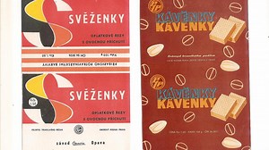 Jaké byly k dostání oplatky s náplní za socialismu. K nejoblíbenějším patřily Svěženky, Dukla a Kávěnky