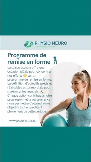 Programme de remise en forme #physiothérapie #réadaptation