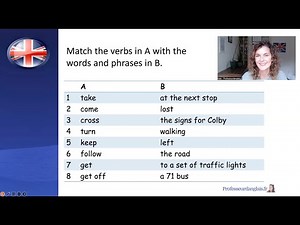 🇬🇧 Giving Written Directions - English B1 lesson 32, Intermediate