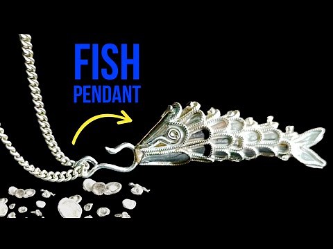 How To Make a Stunning Silver Fish Pendant | DIY Tutorial