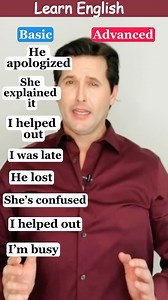2.6K views · 81 reactions | Basic vs Advanced English Sayings He...