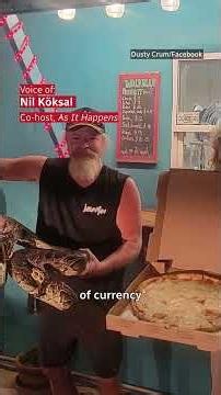 A dead python gets you a free pizza at this Florida restaurant