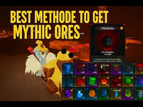 The FASTEST Method to Get Darkryte & Demonite (Mythic Ores) in The Forge Roblox