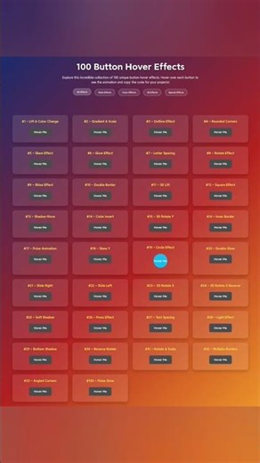 Code Button Hover Effects #coding #button #programming #code #dev #html #css
