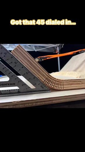 Usually kerf both sheets separate. Went with a thicker cut for this kerf, makes for a smoother curve and easier blueprint. #clean #kerf #woodworking | Obnoxious Boxes