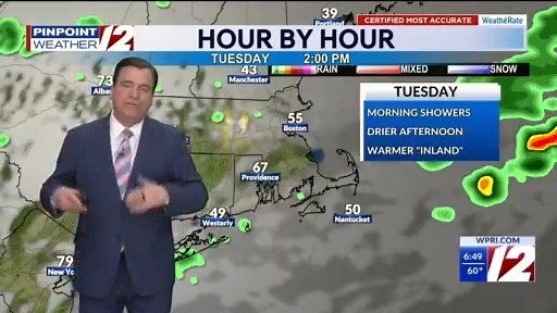 Much cooler today with showers and drizzle this morning