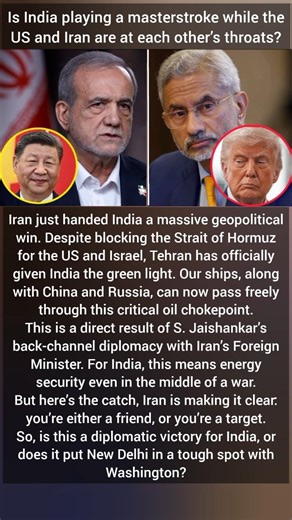 India ALLOWED to Use Strait of Hormuz Amid US-Iran War! Big Win or Big Risk?