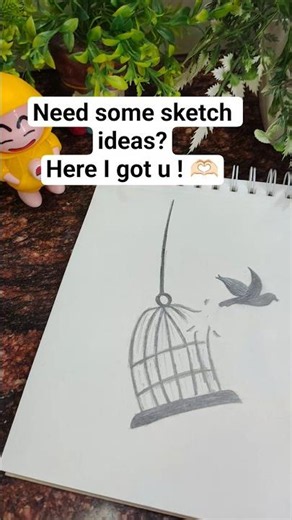 🎀🫶🏻Pinteresty Sketch Ideas Cute, aesthetic & easy sketches to try! #art#sketch#ourcreativedump#craft