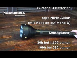 LED LENSER X21.2 Review - Deutsch