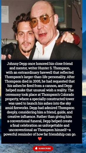 Johnny Depp’s $3 Million Tribute to Hunter S. Thompson | The Wildest Farewell in Hollywood