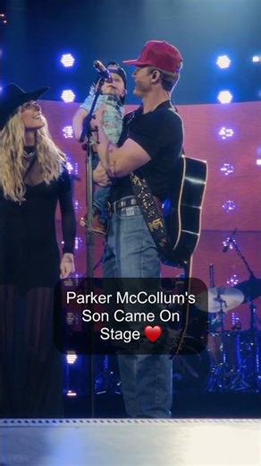 Parker McCollum's Son Came On Stage Hope He Wins ACM Award! #parkermccollum #country #music #acmilan