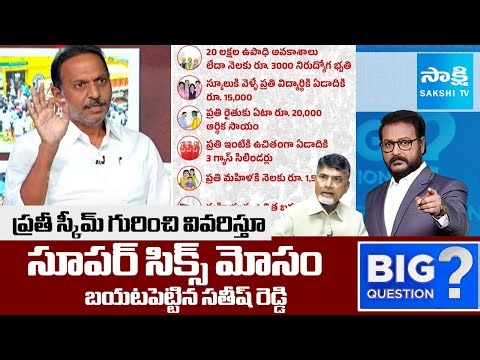 Pulivendula Satish Reddy Explained about Chandrababu Super Six Scam |‪@SakshiTV‬