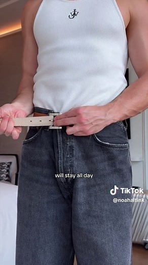 Noah Altink (@noahaltink) - How to fix too loose/big pants 👖 Save for later 🤯 #fashionhacks #style