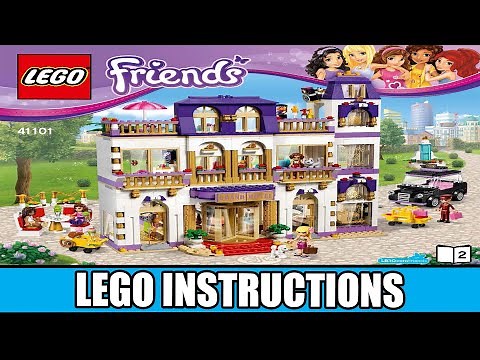 LEGO Instructions: how to Build LEGO Heartlake Grand Hotel - 41101 (LEGO FRIENDS)