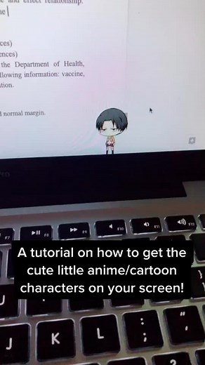 Tutorial Cara Mendapatkan Karakter Anime Lucu di Layar