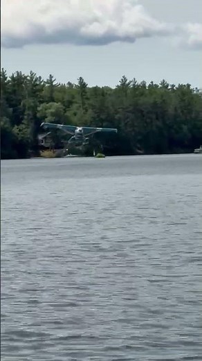 Kitfox floatplane take off downwind rough!