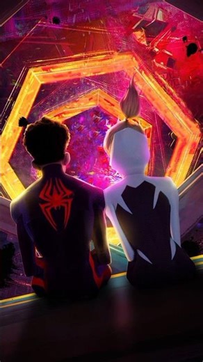 Gwen Stacy AND Miles morales 🤍🕸️🖤❤️#spiderman #milesmorales #gwenstacy #spidermanacrossthespidervers