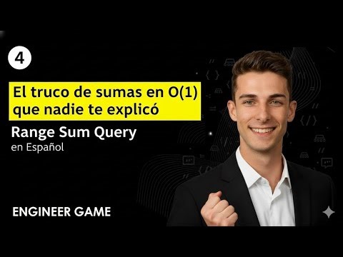 ¿Sabes Optimizarlo a O(1)? | Range Sum Query Immutable (LeetCode)