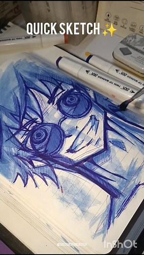 🔥 WAIT… THIS MAN IS TOO PERFECT 😳 I Drew Satoru Gojo — LIMITLESS AWAKENED! 🔵🔥 #JJK #AnimeArt #Shorts