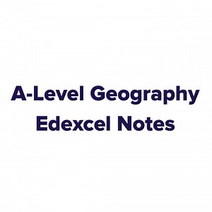 A* Edexcel A-level Geography Notes - Etsy UK