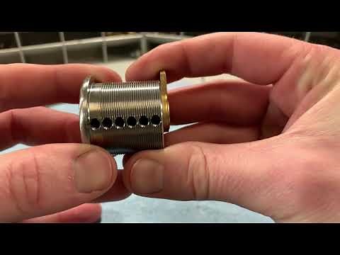 Medeco Biaxial Mortise Cylinder Disassembly, Assembly, and Pinning