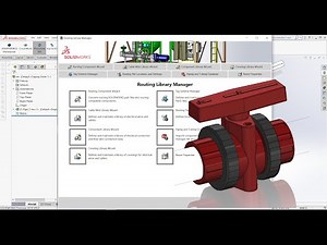 membuat custom routing di solidworks