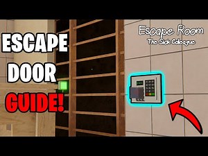 ESCAPE ROOM THE SICK COLLEAGUE - HOW TO UNLOCK THE ESCAPE DOOR LOCK