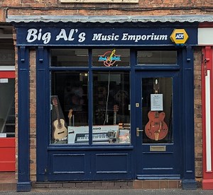 Inside Shropshire's newest music shop opened by a guitar technician who toured the world with the biggest stars