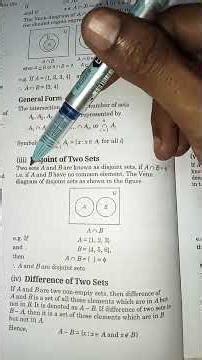 Definition of disjoint sets