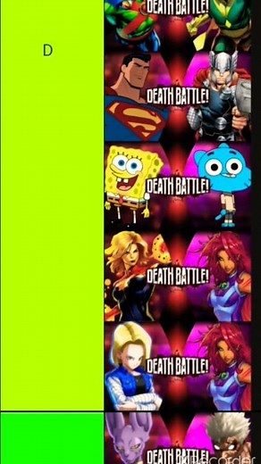 Death Battle Idea Tier List