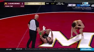 What a time for your first pin of the season! No. 10 Blaine Brenner stops No. 7 Stoney Buell in the second period at 165 pounds and moves on to the quarterfinals! | Minnesota Wrestling