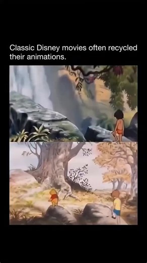 Xplaining.io on Instagram: "My whole childhood was a lie Disney often reused animation sequences across its classic films to save time and production costs. For example, scenes from The Jungle Book were reused in Robin Hood, and Sleeping Beauty animations appeared in Beauty and the Beast. Animators traced over existing frames, a technique called "rotoscoping," to maintain smooth motion while cutting down on effort. This practice was especially common during the 1950s to 1970s when Disney faced t