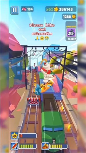 Subway surfers Vancouver - Snow outfit #shorts #subwaysurfers #subwaysurfs #gaming #games #gameplay