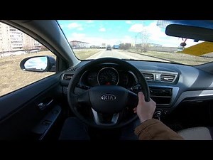 2013 KIA Rio 1.4L POV Test Drive