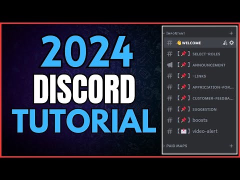 How to Setup a Discord Server 2024 - The ULTIMATE Discord Setup Tutorial | Part 1